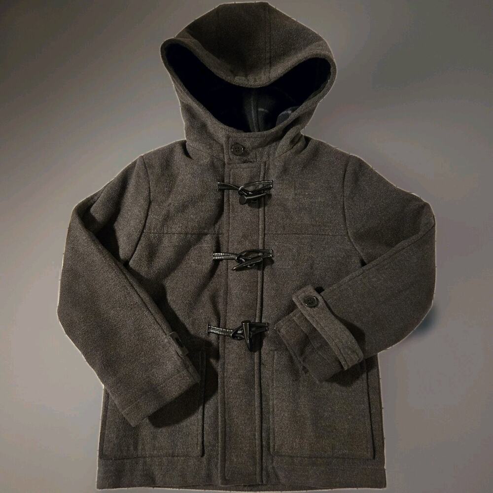 Rothschild & Co Toddler Boys Size 4 Faux Wool Toggle Coat
